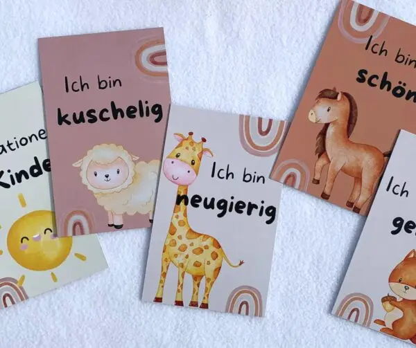 Kartenset Kinder Affirmationen Geschenk