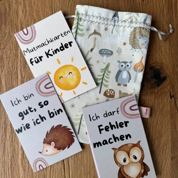 Kinder Kartenset Mutmachkarten Affirmationskarten