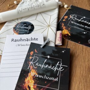 Rauhnächte Wünsche Set Herzrein