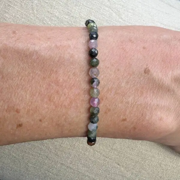 Armband-Bunter-Turmalin-Armkette
