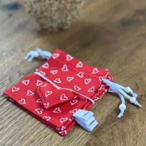 Stoffsäckchen-Herzensmensch-Geschenkidee