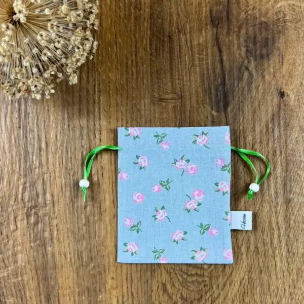 Stoffsäckchen-Röschen-Geschenksäckchen