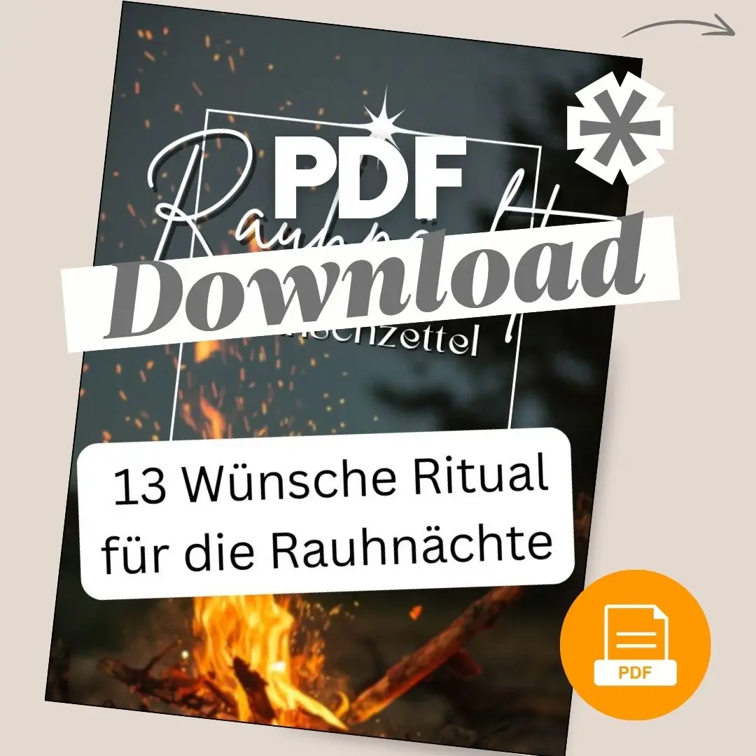 13 Wünsche Rauhnächte Ritual | PDF Wunschzettel zum Ausdrucken mit Wünsche-Bonus – Bild 2